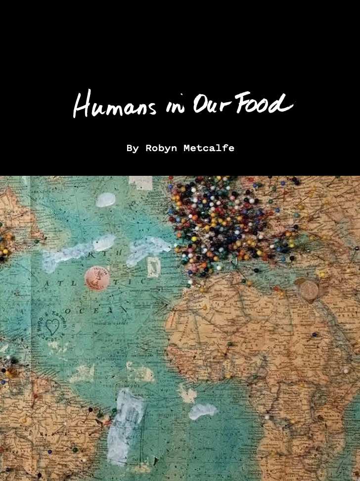 Humans in our Food book by Robyn S Metcalfe